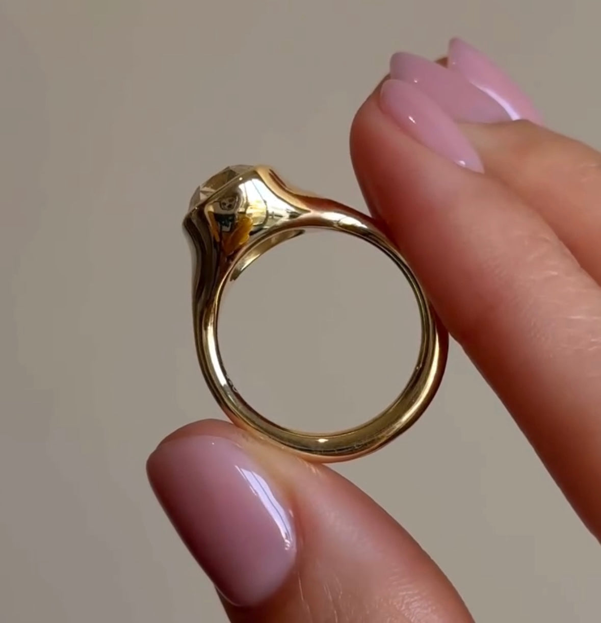 Bezel Set Old Mine Elongated Cushion Lab Grown Engagement Rings Wedding Ring Antique Diamond Ring