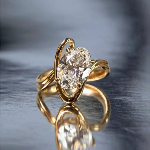 Antique Style Rings Lab Grown Diamonds Engagement Rings